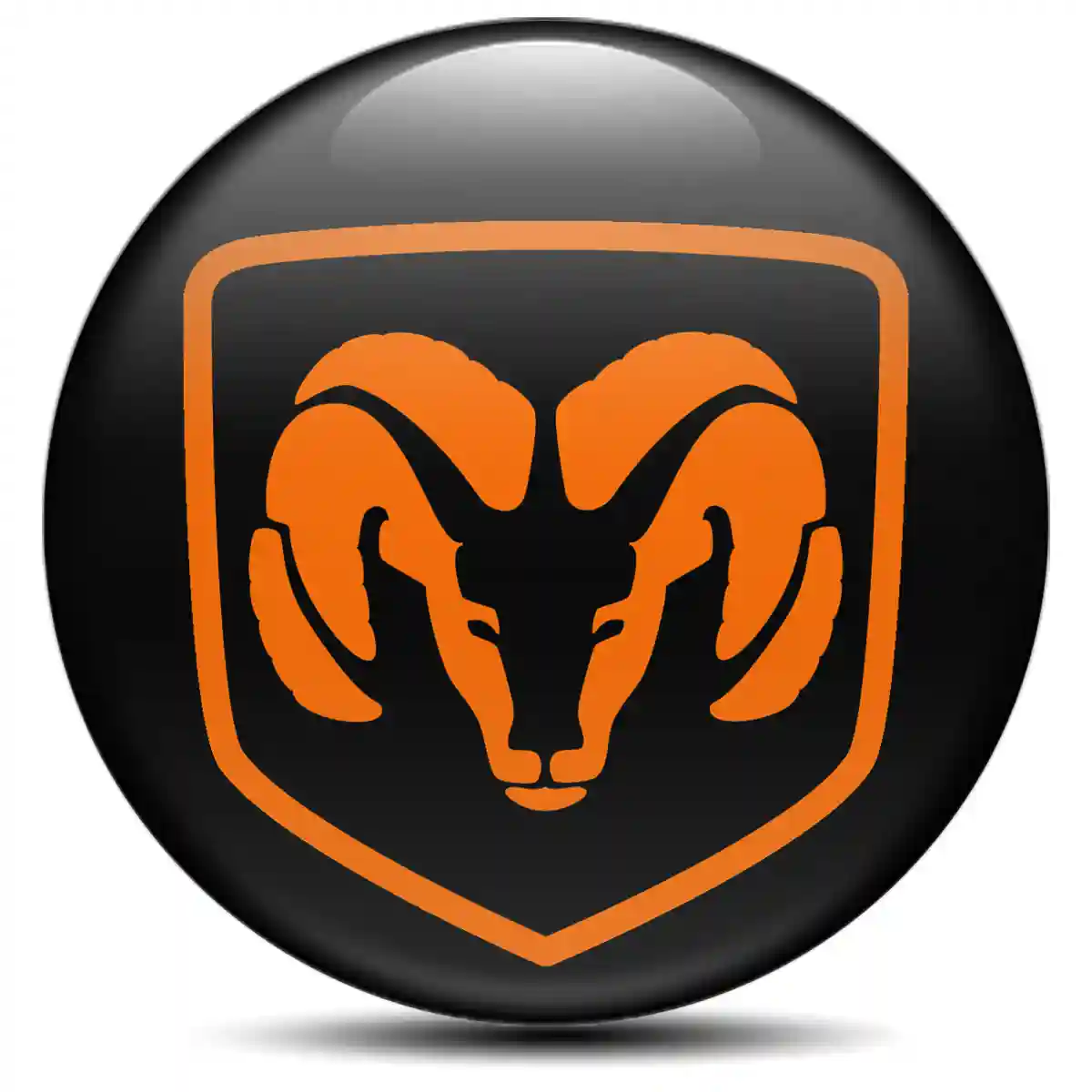 Dodge Emblem Center Hub Cap Self-Adhesive High Quality