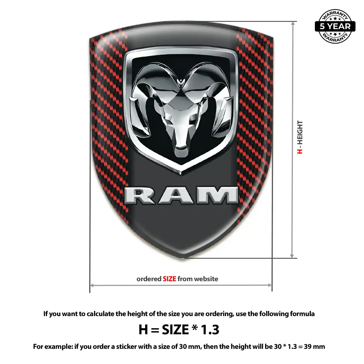 Dodge Emblem Elite Finish