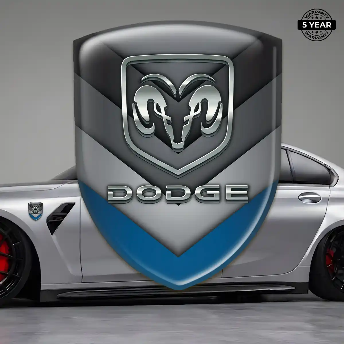 Dodge Emblem Logo Badge Refined Design