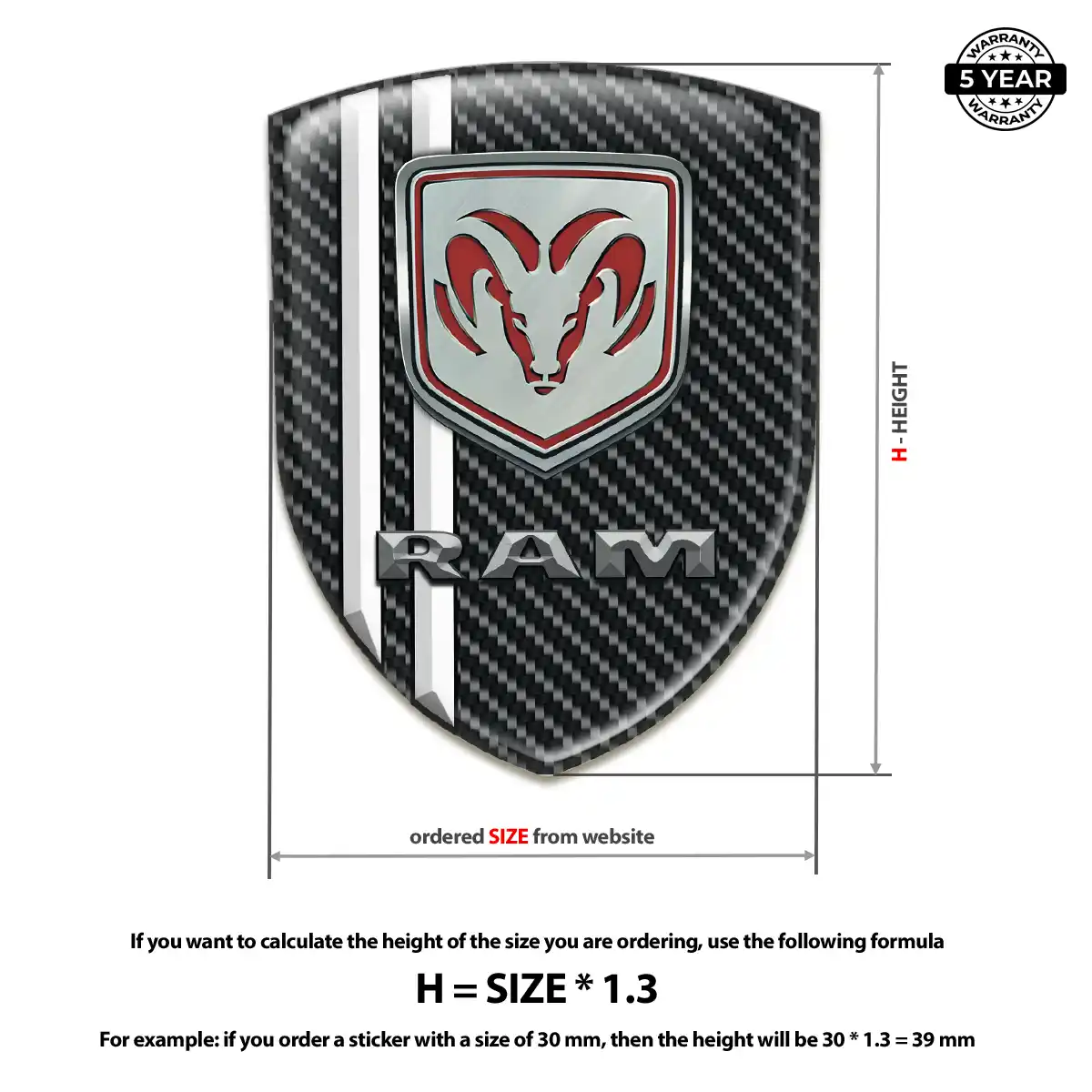 Dodge Emblem Logo Refined Design
