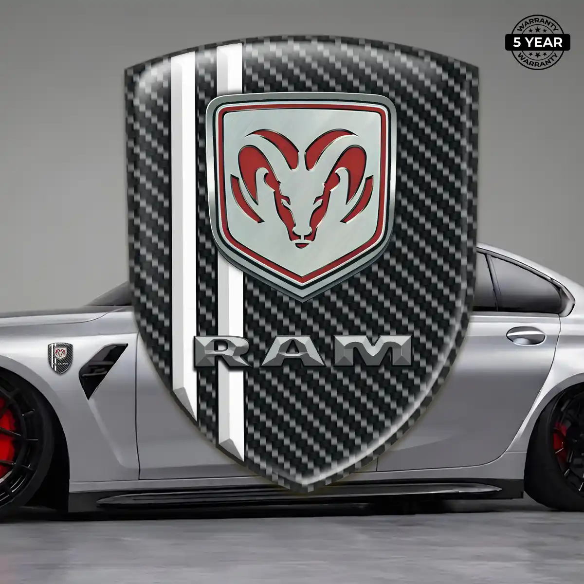 Dodge Emblem Logo Refined Design