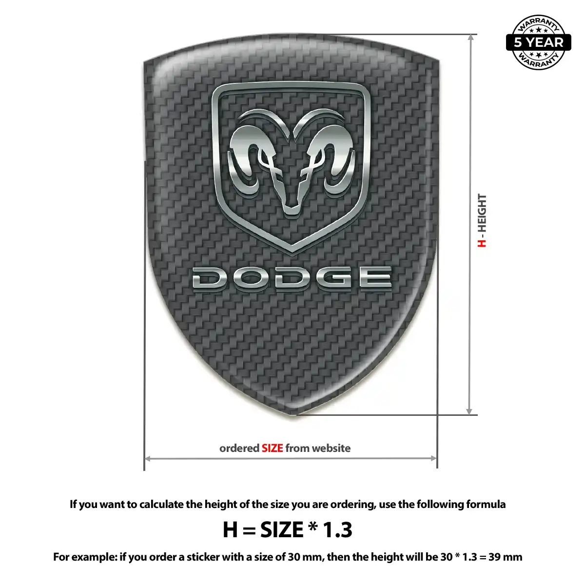 Dodge Emblem Logo Sleek Style