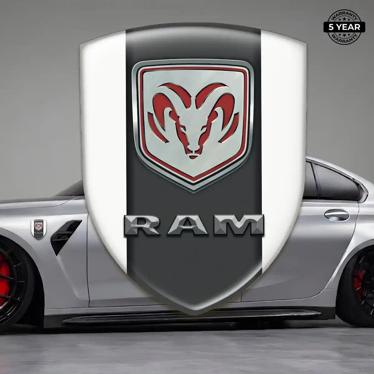 Dodge Emblem Shield Sleek Style