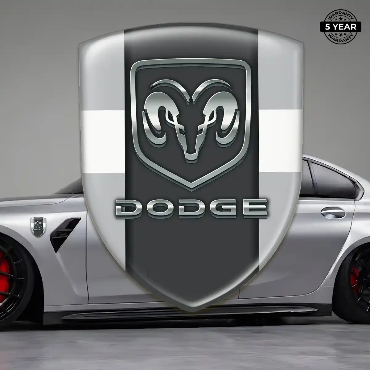 Dodge Logo Badge Sleek Style