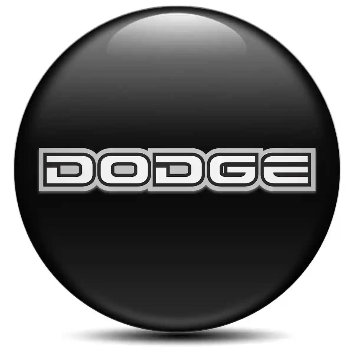 Dodge Logo Silicone Badge Stylish Design