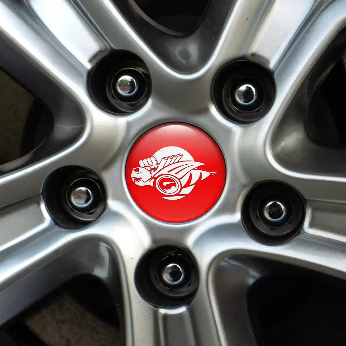 Dodge Logo Silicone Emblem Stylish Design