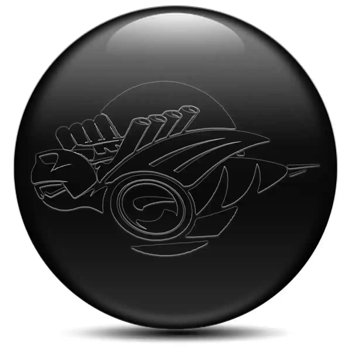Dodge Logo Silicone Sticker Self-Adhesive Stylish Design