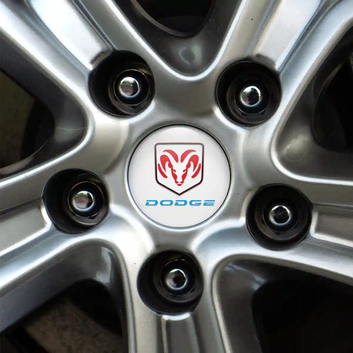 Dodge Logo Silicone Sticker Stylish Design