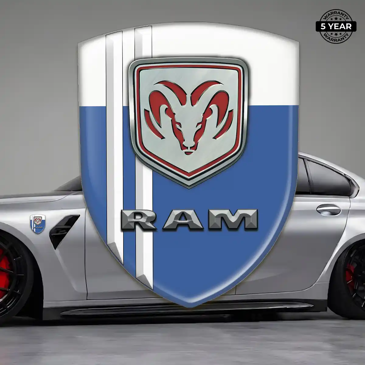 Dodge Logo Sticker Refined Design