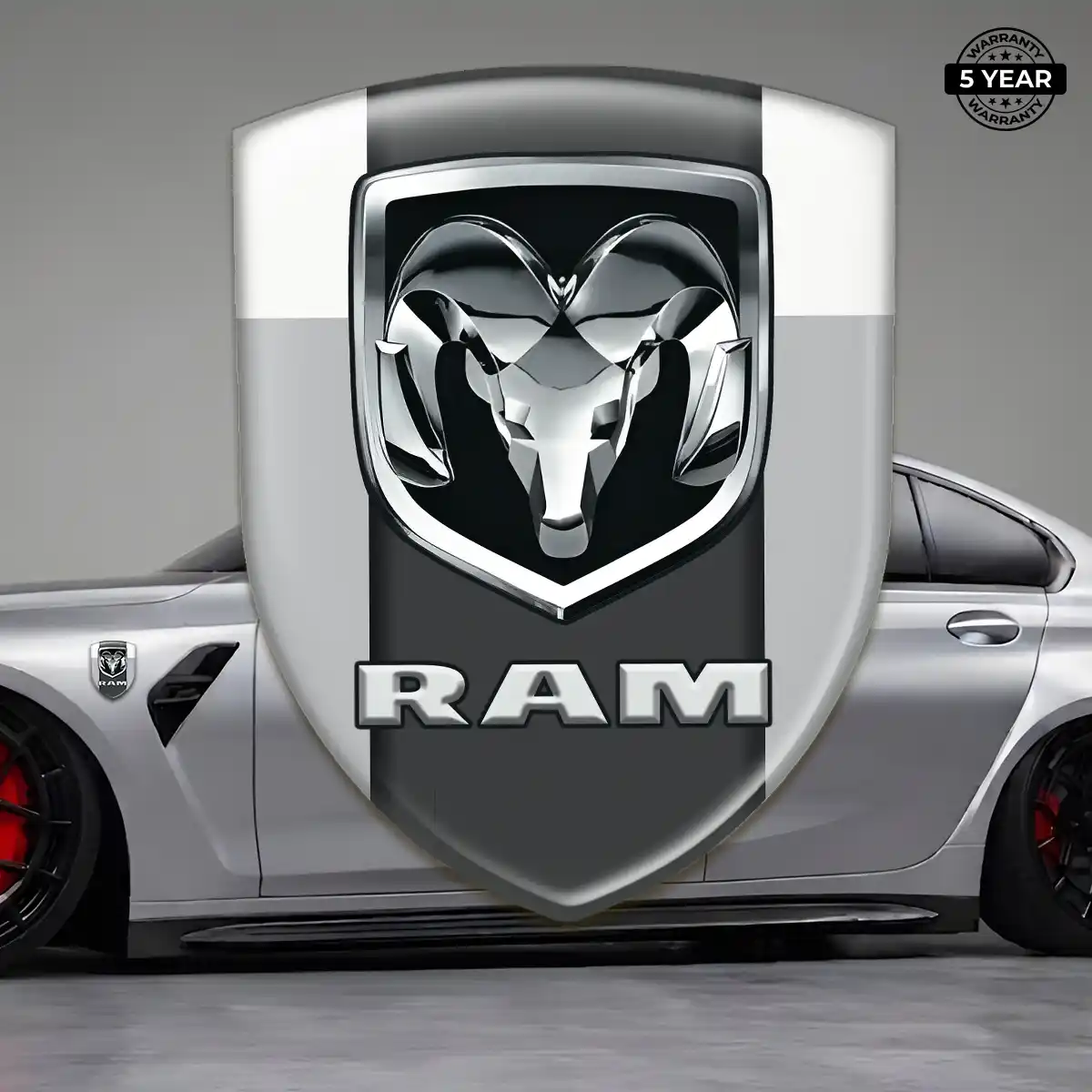 Dodge Logo Sticker Sleek Style