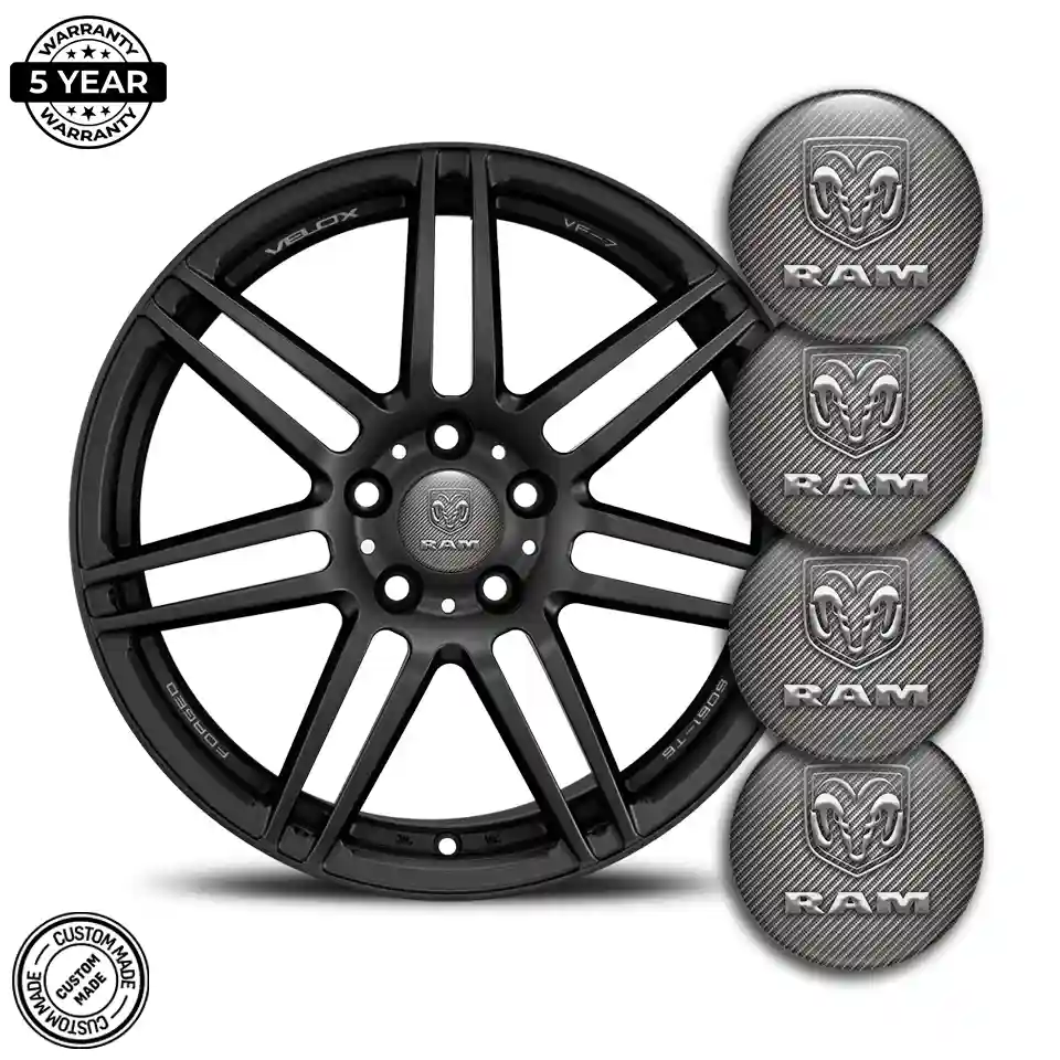 Dodge Ram Domed Emblem Stylish Design