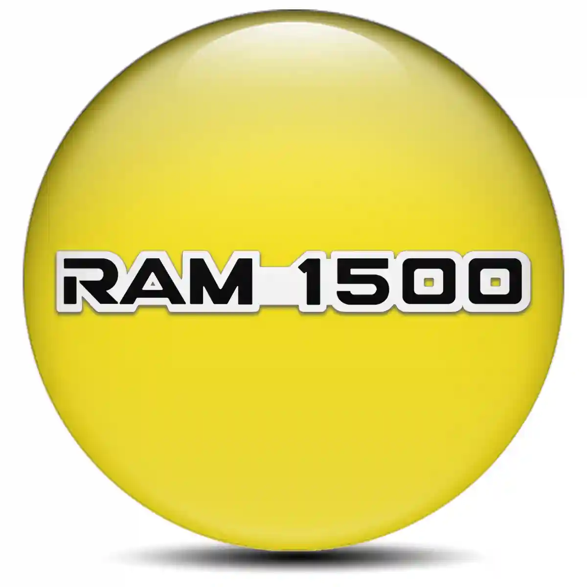 Dodge Ram Domed Sticker Self-Adhesive Stylish Design