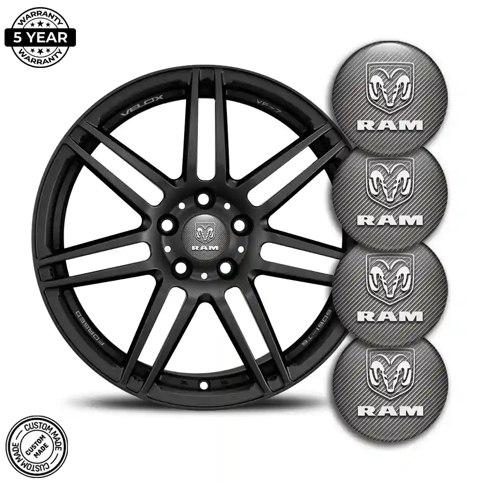 Dodge Ram Emblem Badge Self-Adhesive Stylish Design
