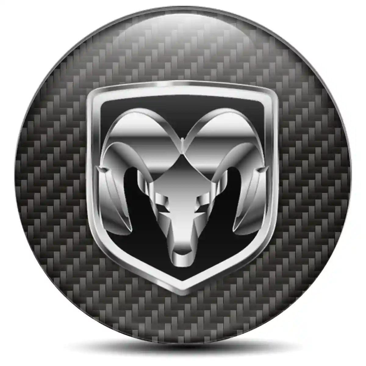 Dodge Ram Epoxy Sticker Stylish Design