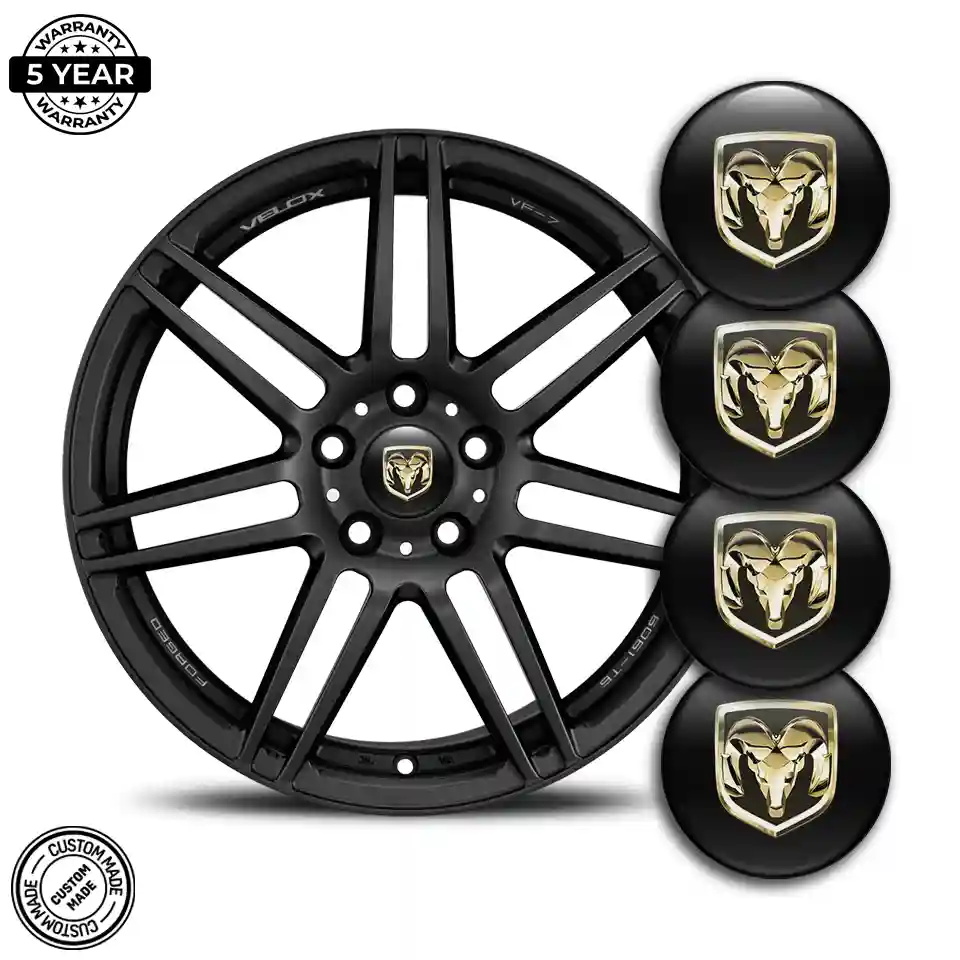 Dodge Ram Logo Silicone Emblem Stylish Design