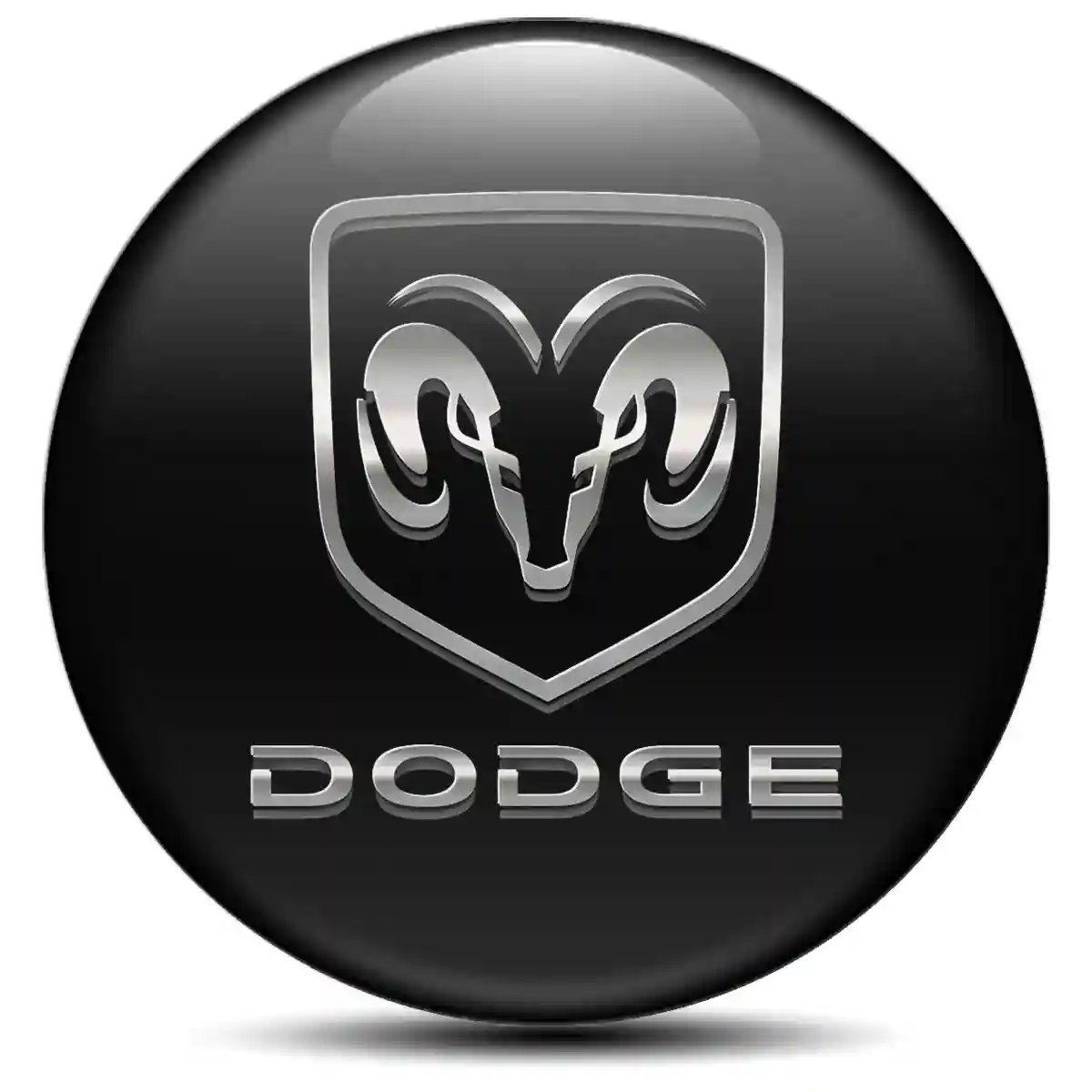 Dodge Ram Silicone Sticker Self-Adhesive Stylish Design