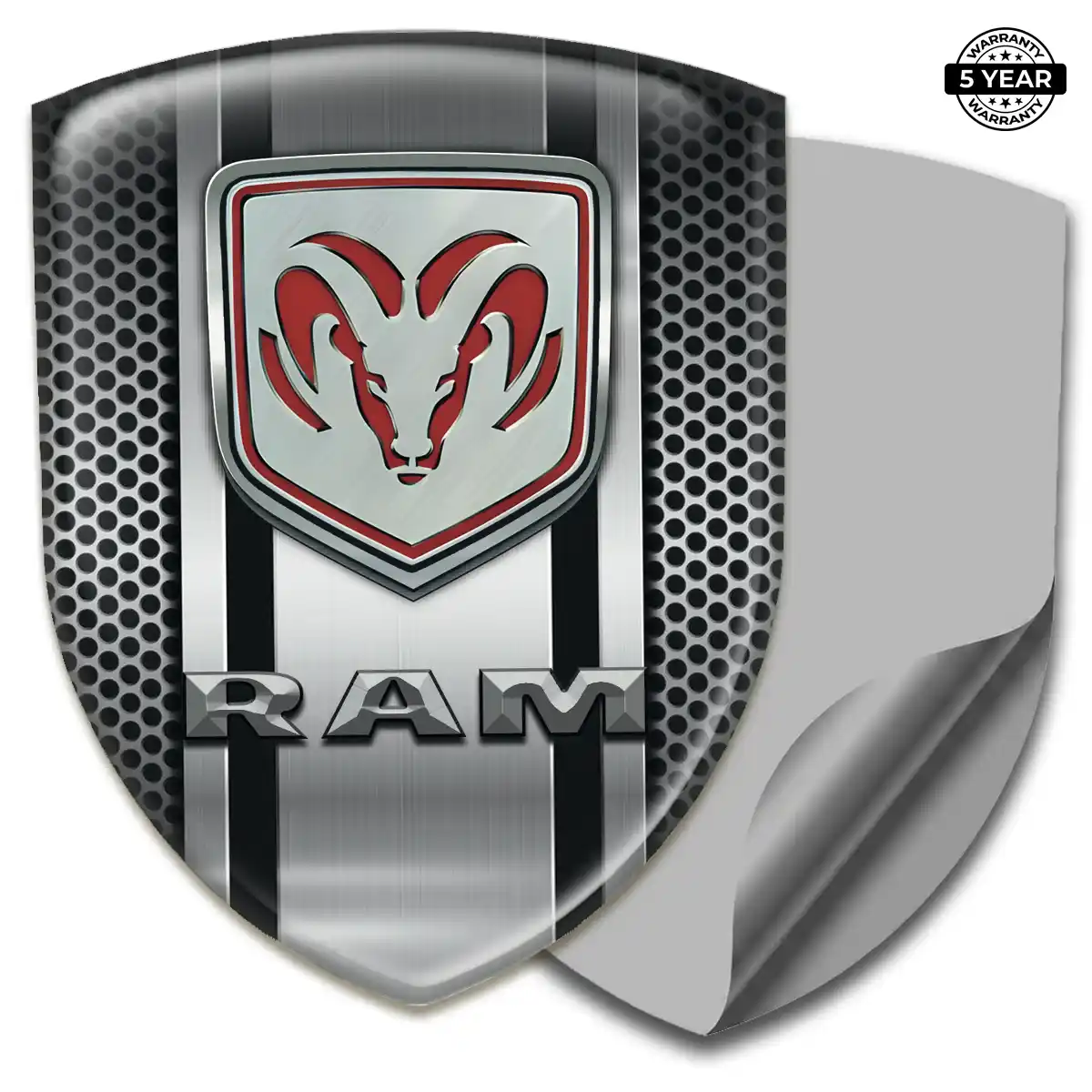 Dodge Resin Badge Sticker Refined Design