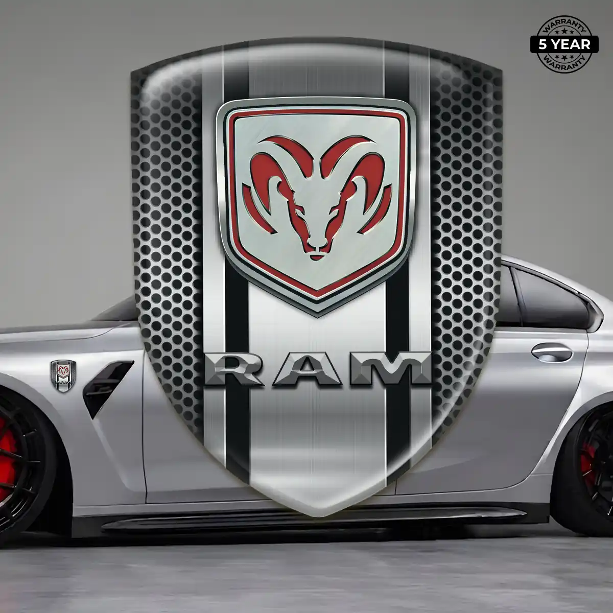Dodge Resin Badge Sticker Refined Design