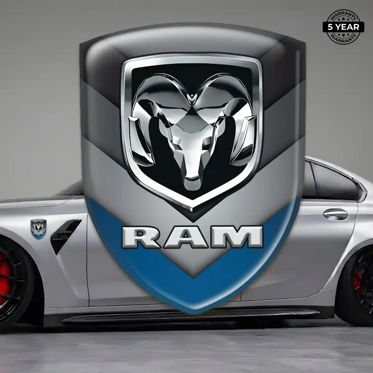 Dodge Silicone Badge Sleek Style