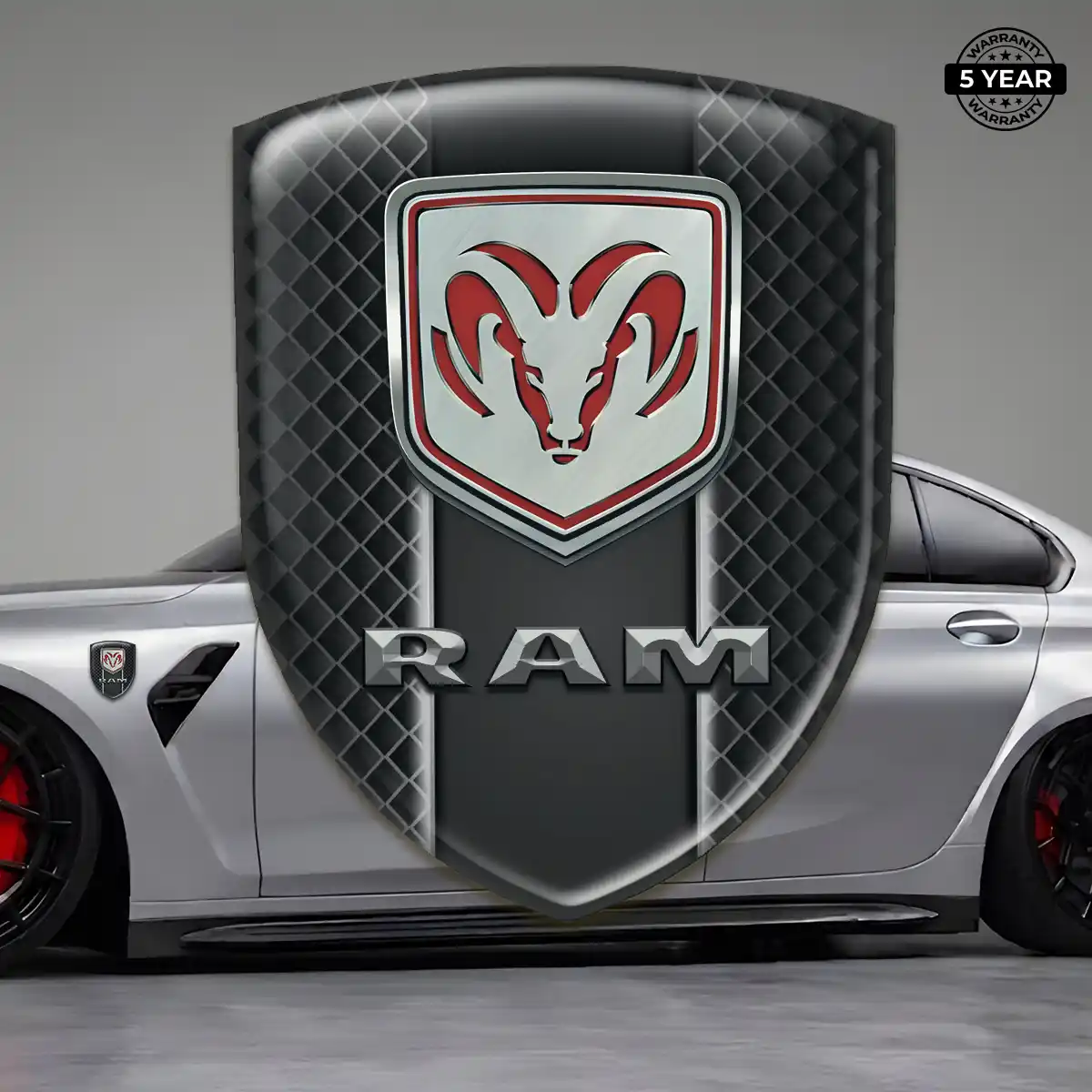 Dodge Silicone Emblem Refined Design
