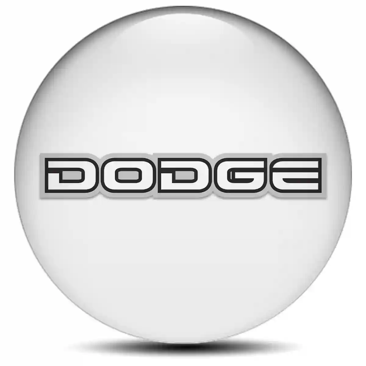 Dodge Silicone Emblem Self-Adhesive High Quality
