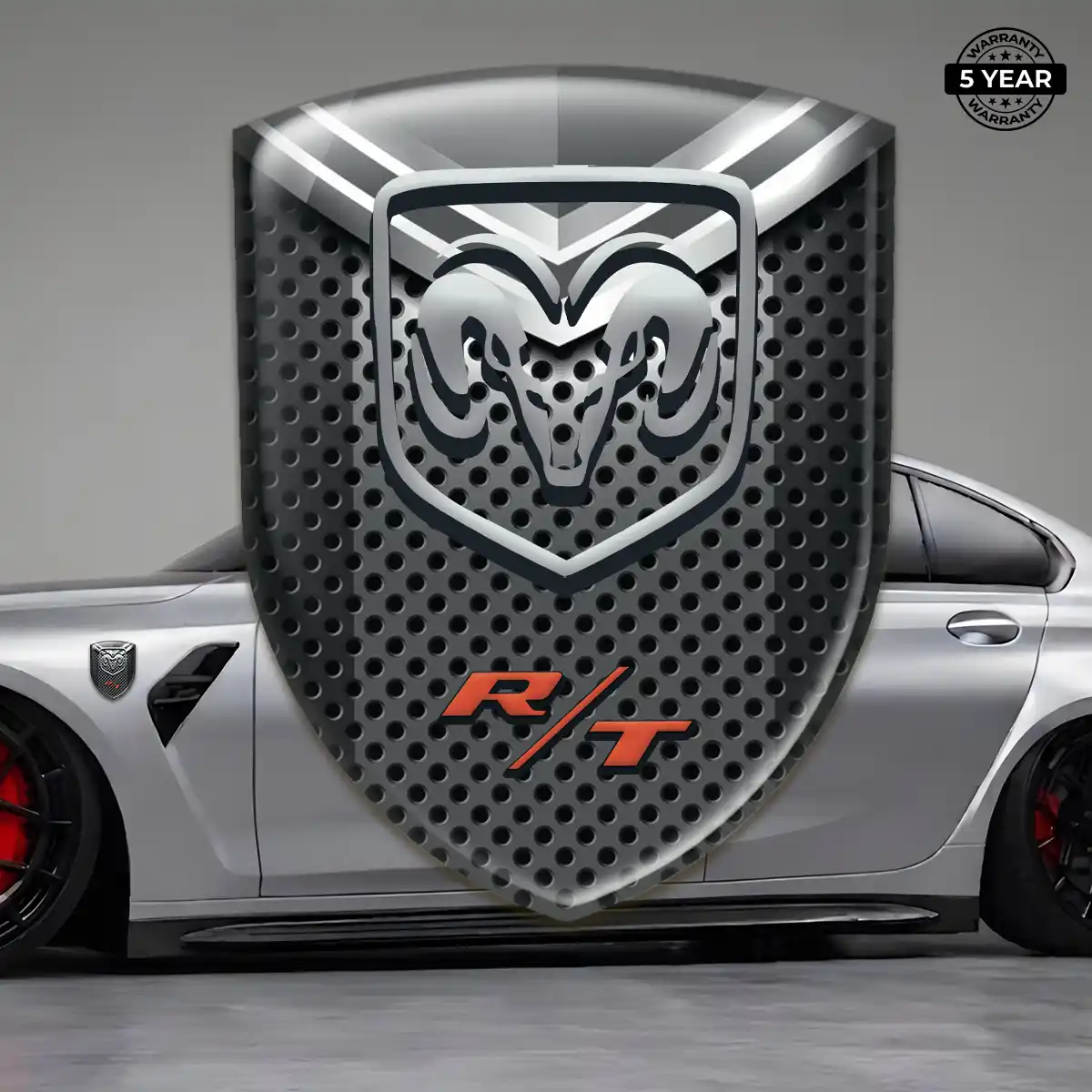 Dodge Silicone Emblem Sleek Style