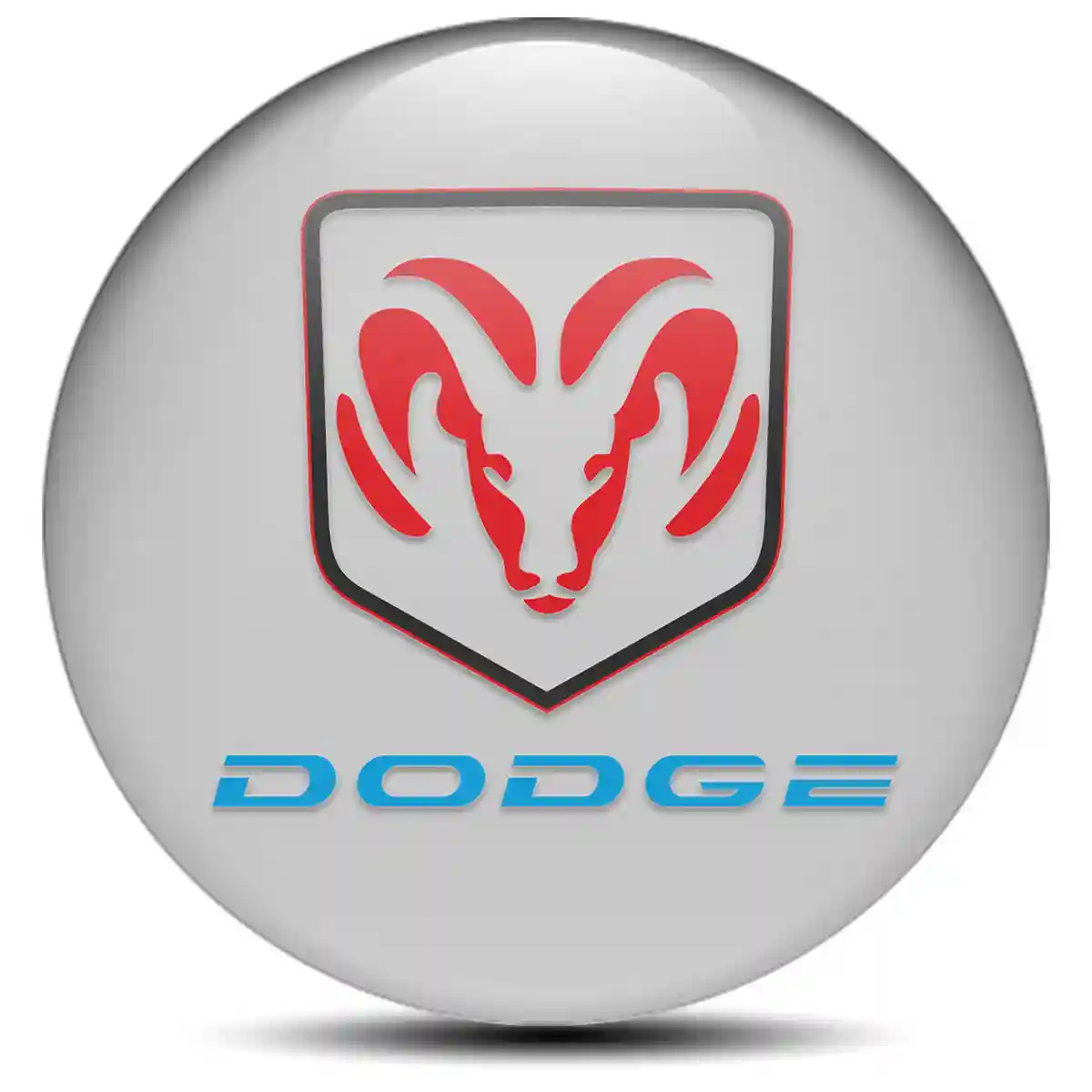 Dodge Silicone Emblem Stylish Design
