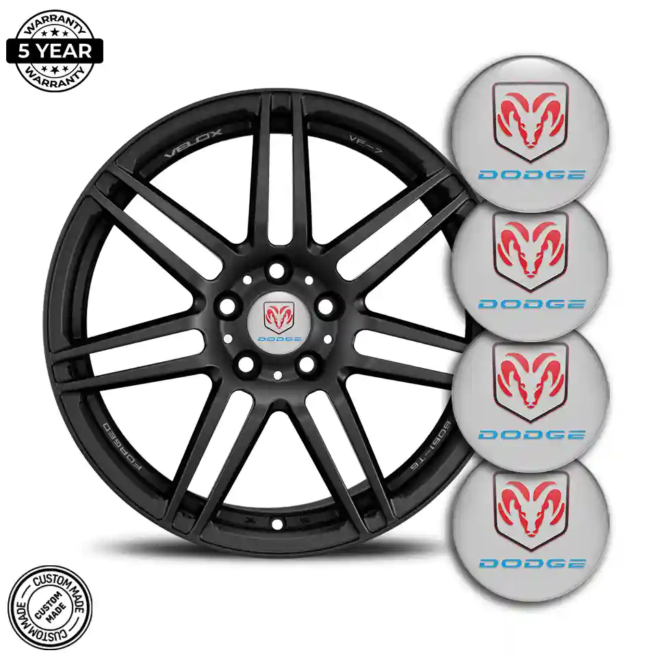 Dodge Silicone Emblem Stylish Design
