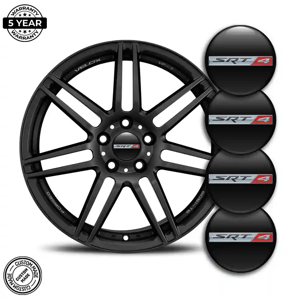 Dodge SRT Emblem Center Hub Cap Self-Adhesive Stylish Design