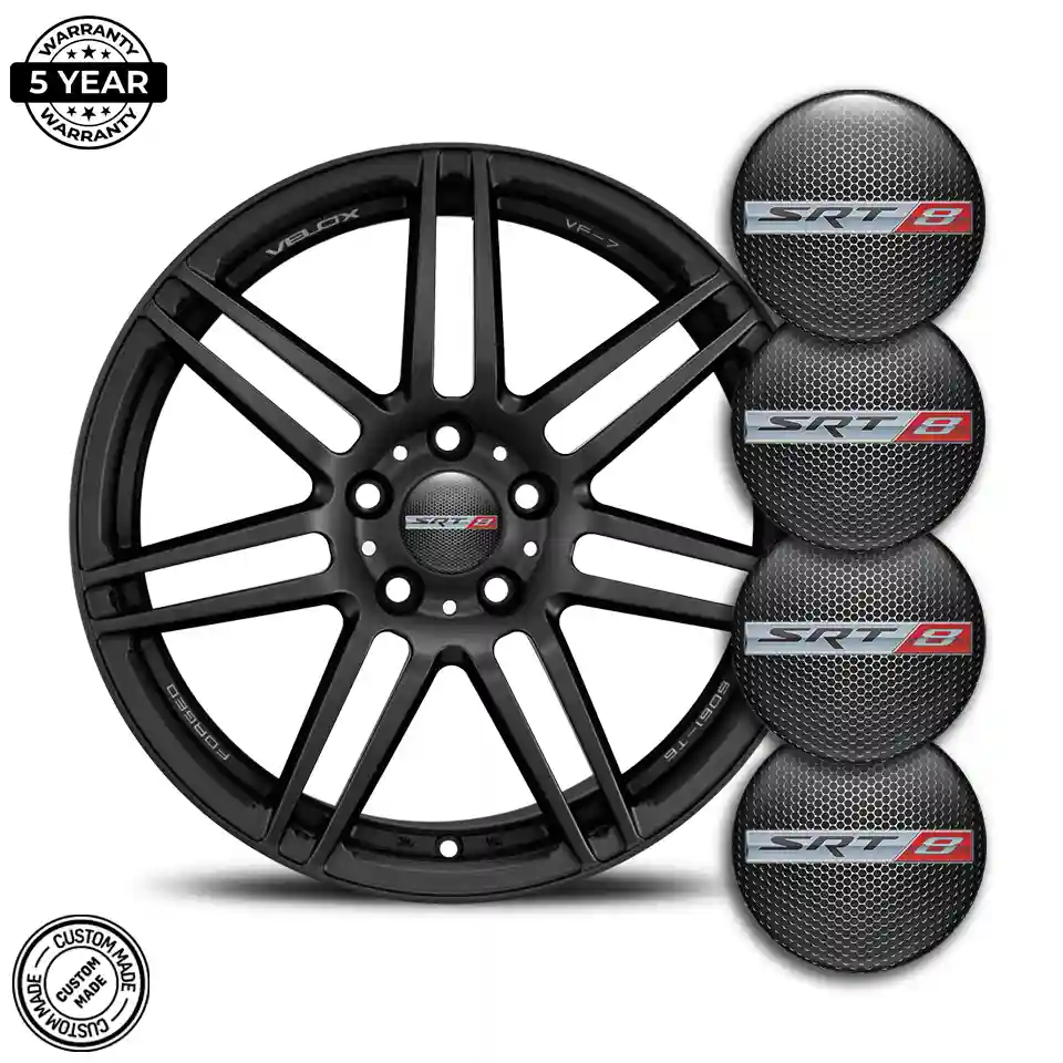 Dodge SRT Epoxy Sticker Stylish Design