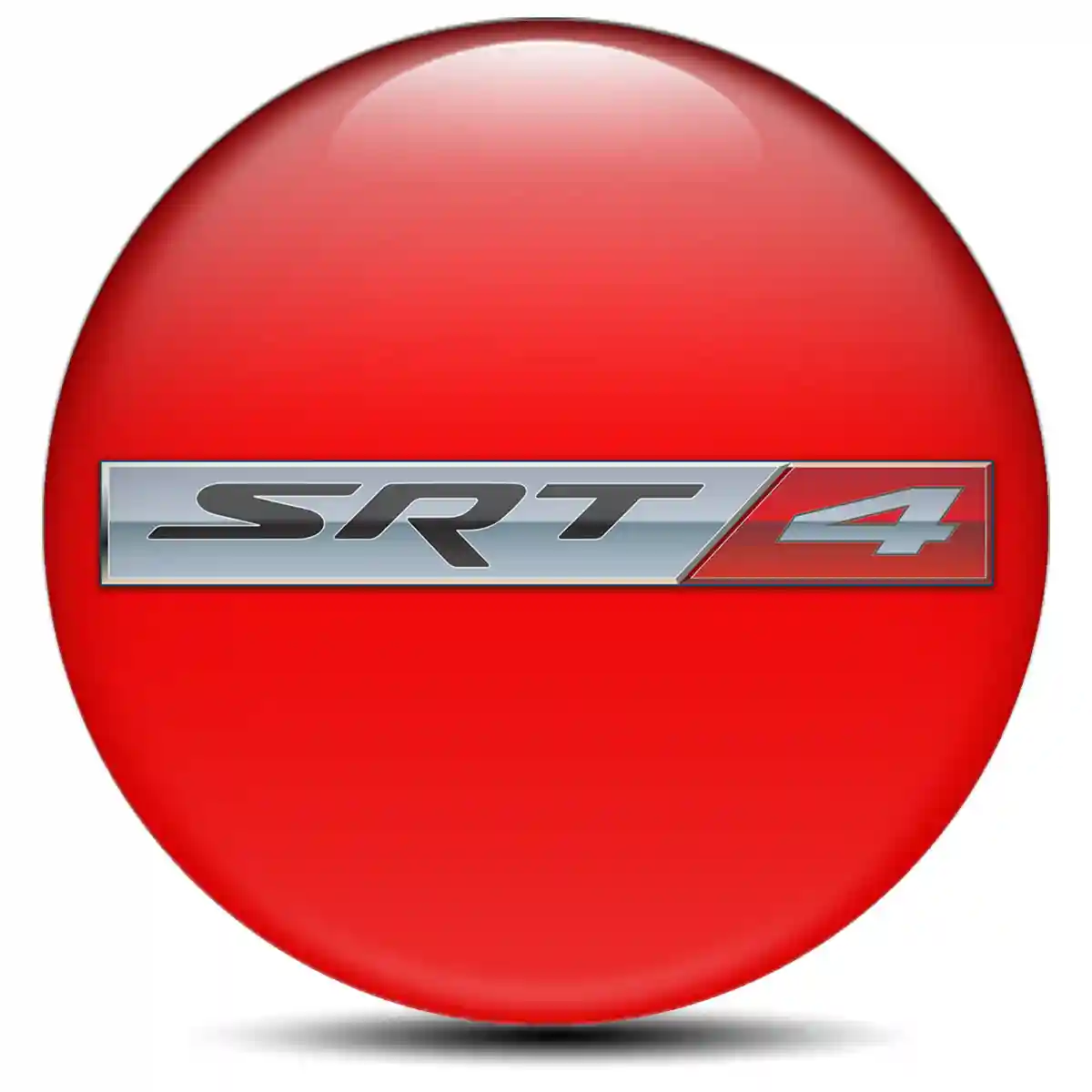 Dodge SRT Logo Silicone Sticker Self-Adhesive Stylish Design