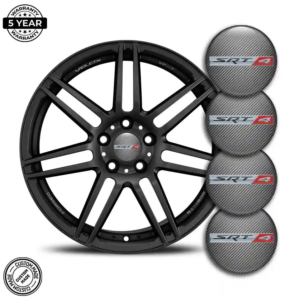 Dodge SRT Silicone Emblem Self-Adhesive Stylish Design