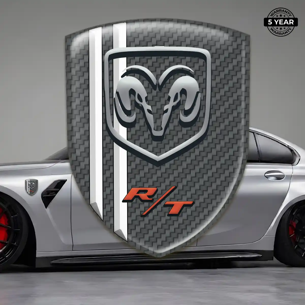 Dodge Vehicle Logo Sticker Sleek Style