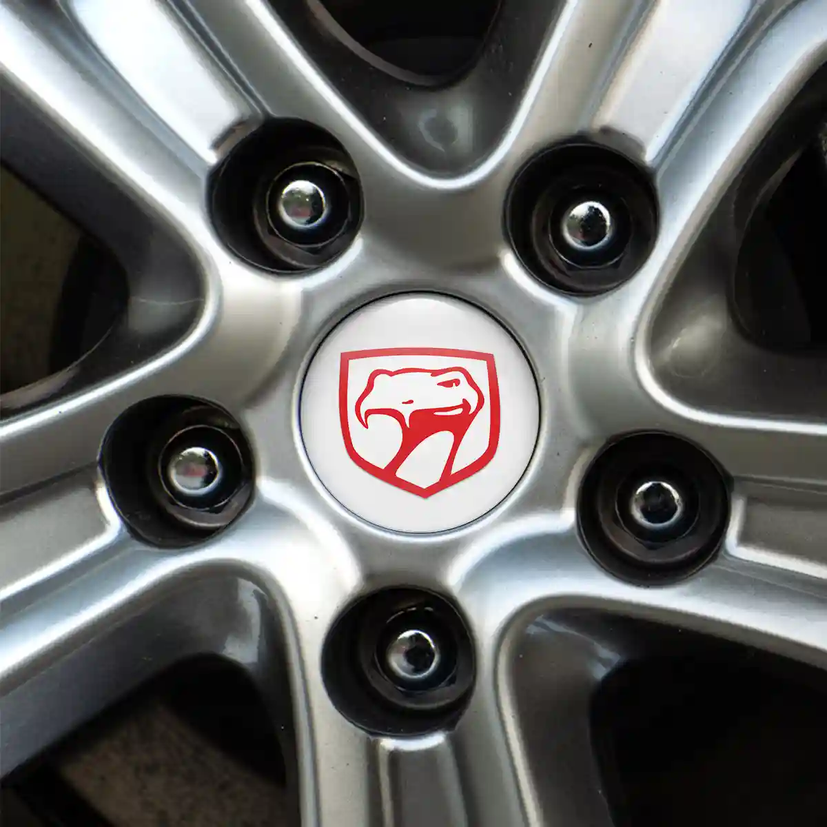 Dodge Viper Domed Emblem Self-Adhesive High Quality