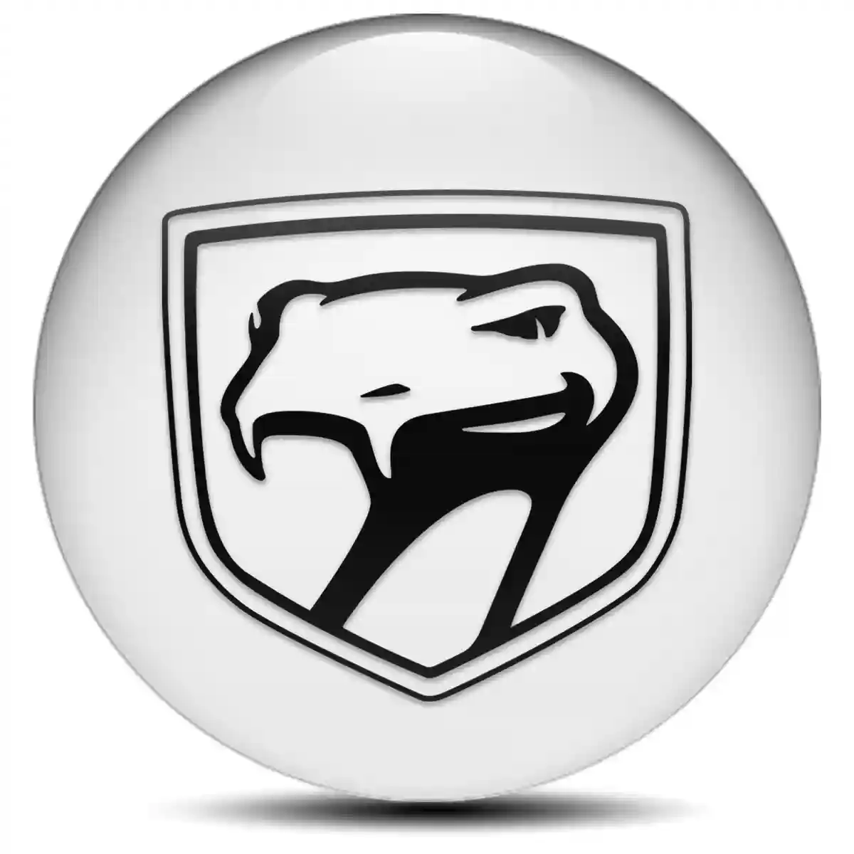 Dodge Viper Logo Silicone Badge High Quality