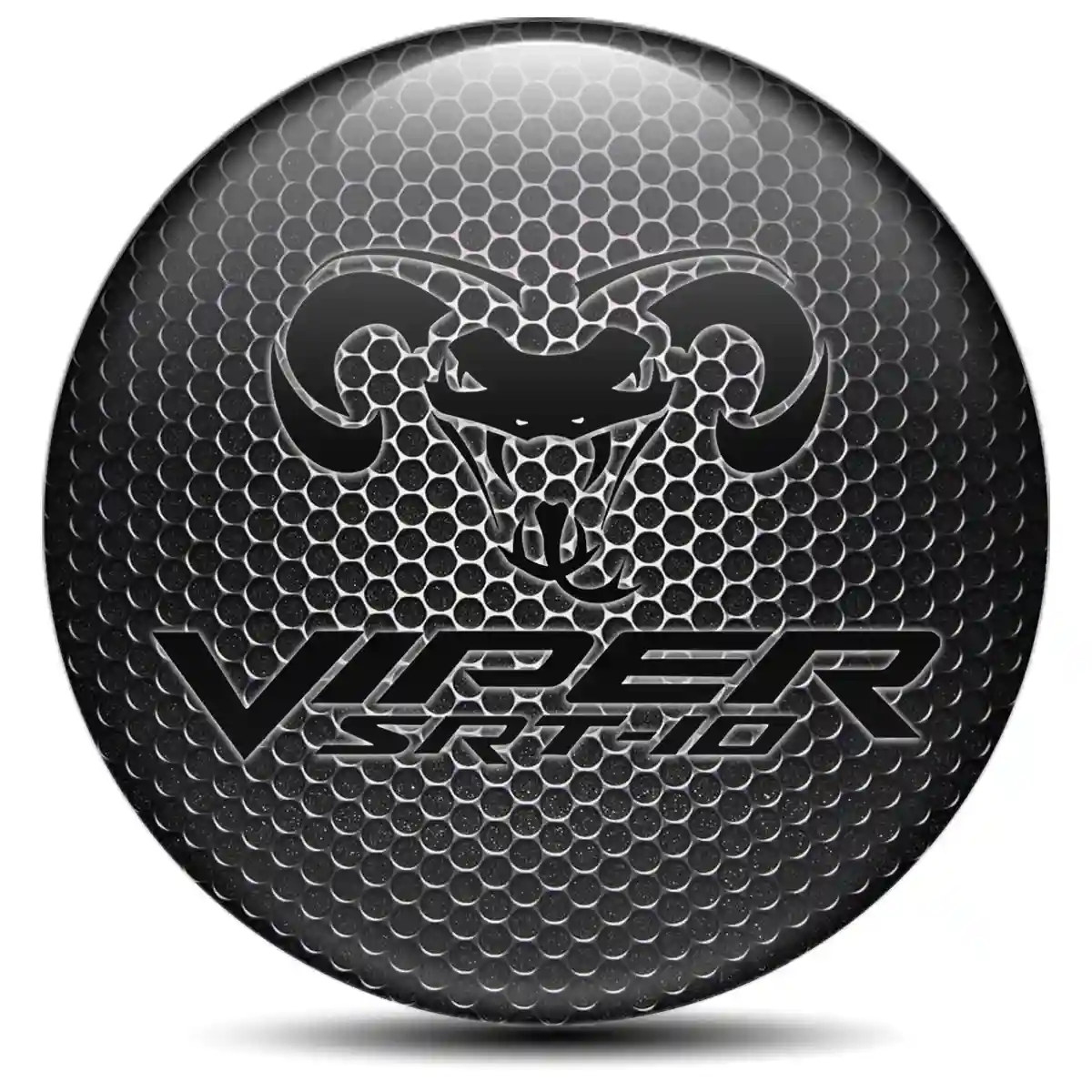 Dodge Viper Logo Silicone Badge Premium Edition