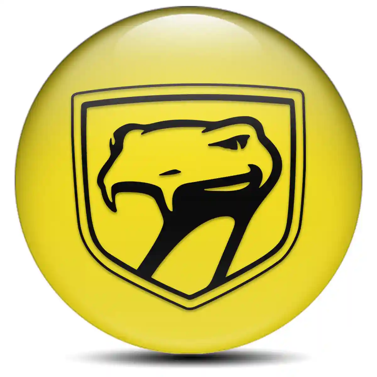 Dodge Viper Logo Silicone Badge Self-Adhesive High Quality