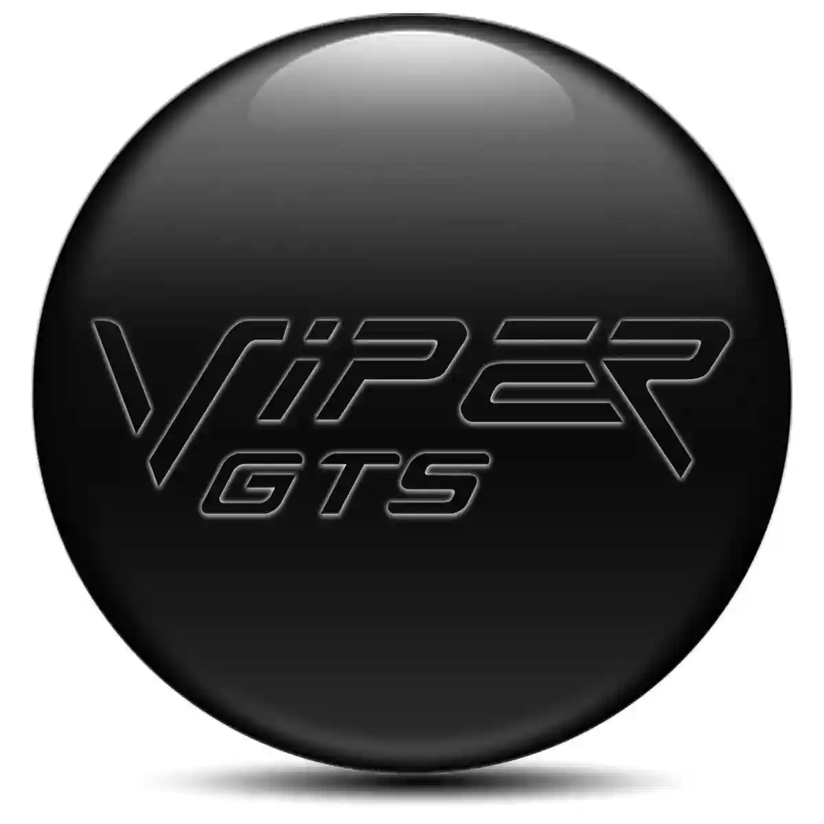 Dodge Viper Logo Silicone Sticker Self-Adhesive High Quality