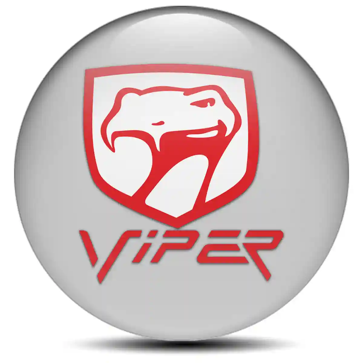 Dodge Viper Silicone Emblem Self-Adhesive High Quality