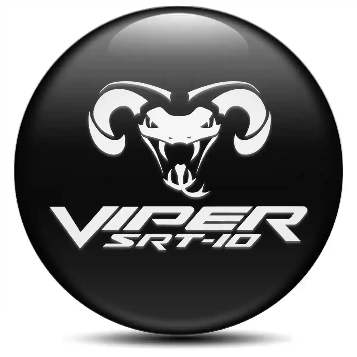 Dodge Viper Silicone Sticker Self-Adhesive High Quality