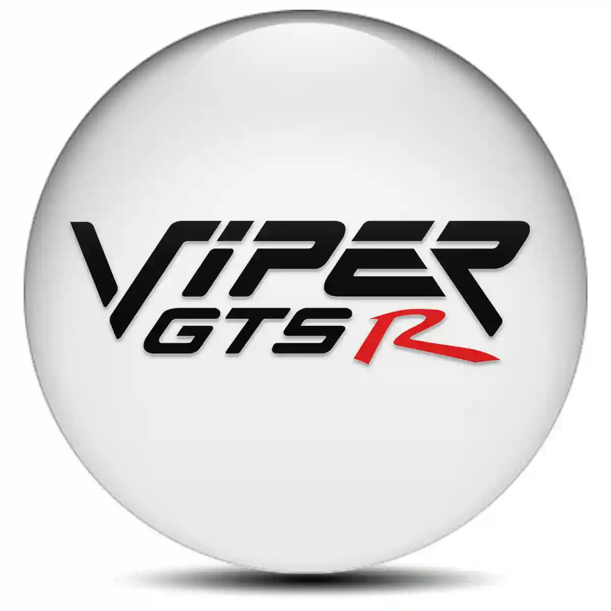 Dodge Viper Sticker Epoxy 3D Gel Premium Edition