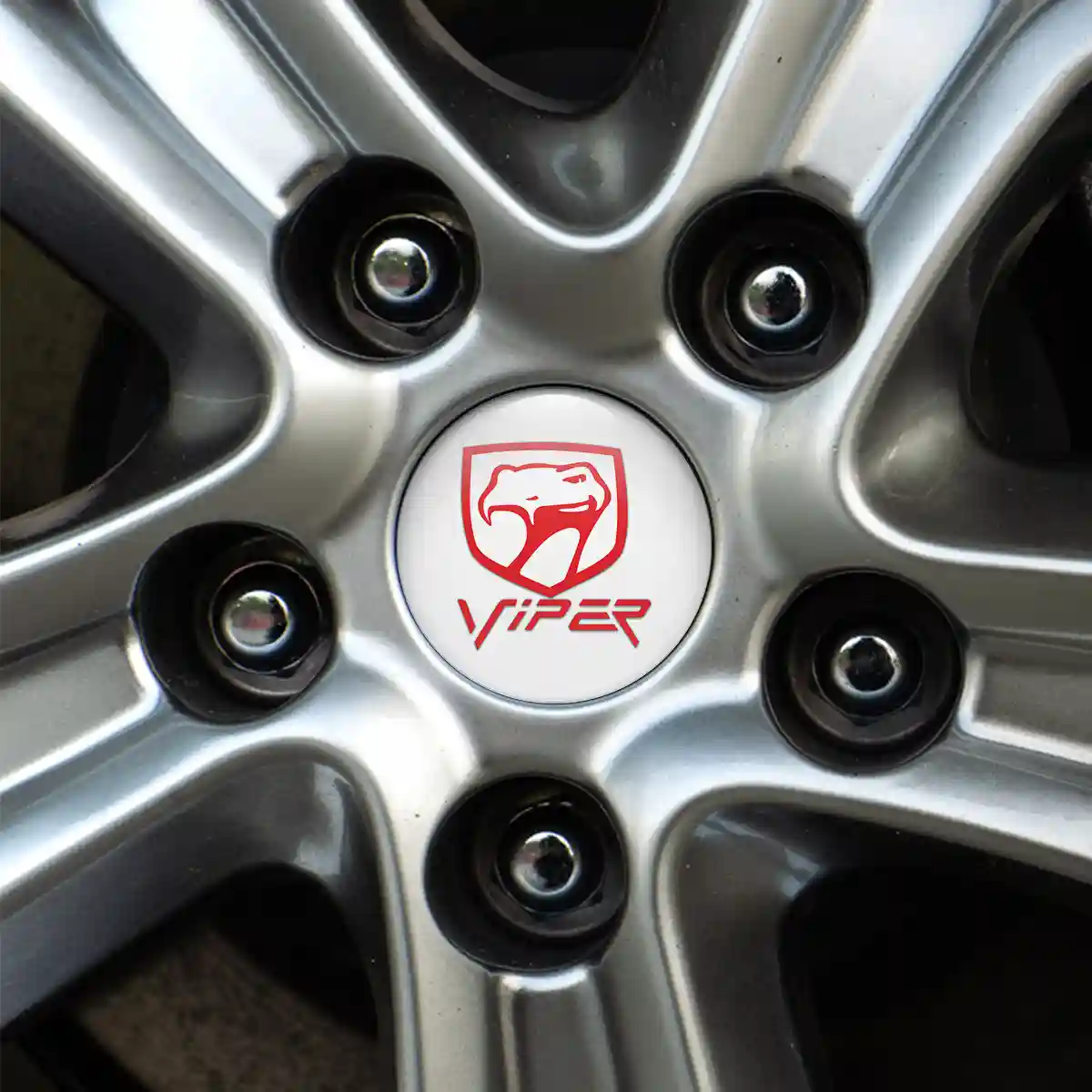Dodge Viper Sticker Epoxy 3D Gel Stylish Design