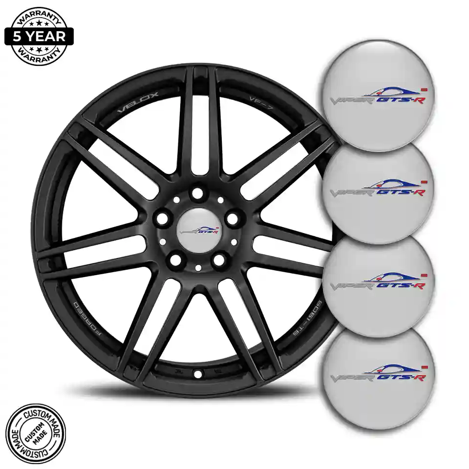 Dodge Viper Wheel Emblem Self-Adhesive Stylish Design