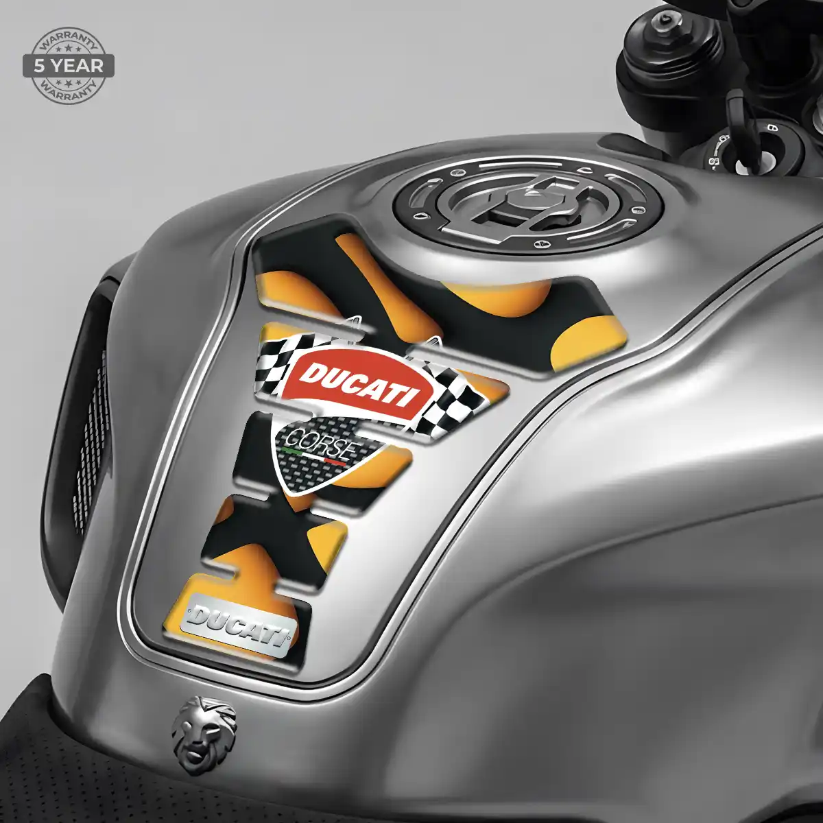 Ducati 3D Domed Tank Pad Deluxe Edition