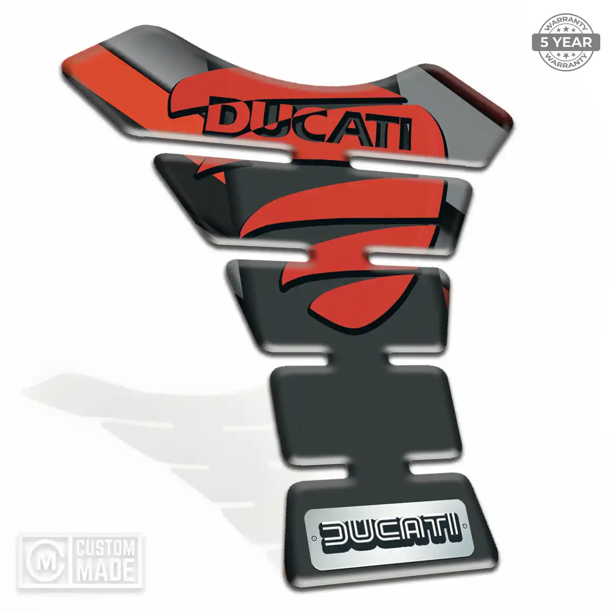 Ducati 3D Domed Tank Pad Noble Edition