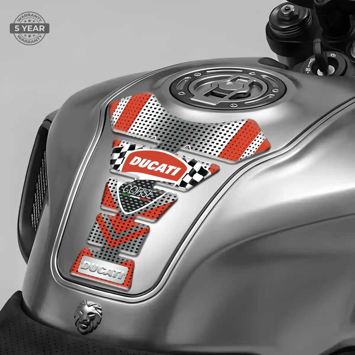 Ducati 3D Gel Tank Pad Elite Finish