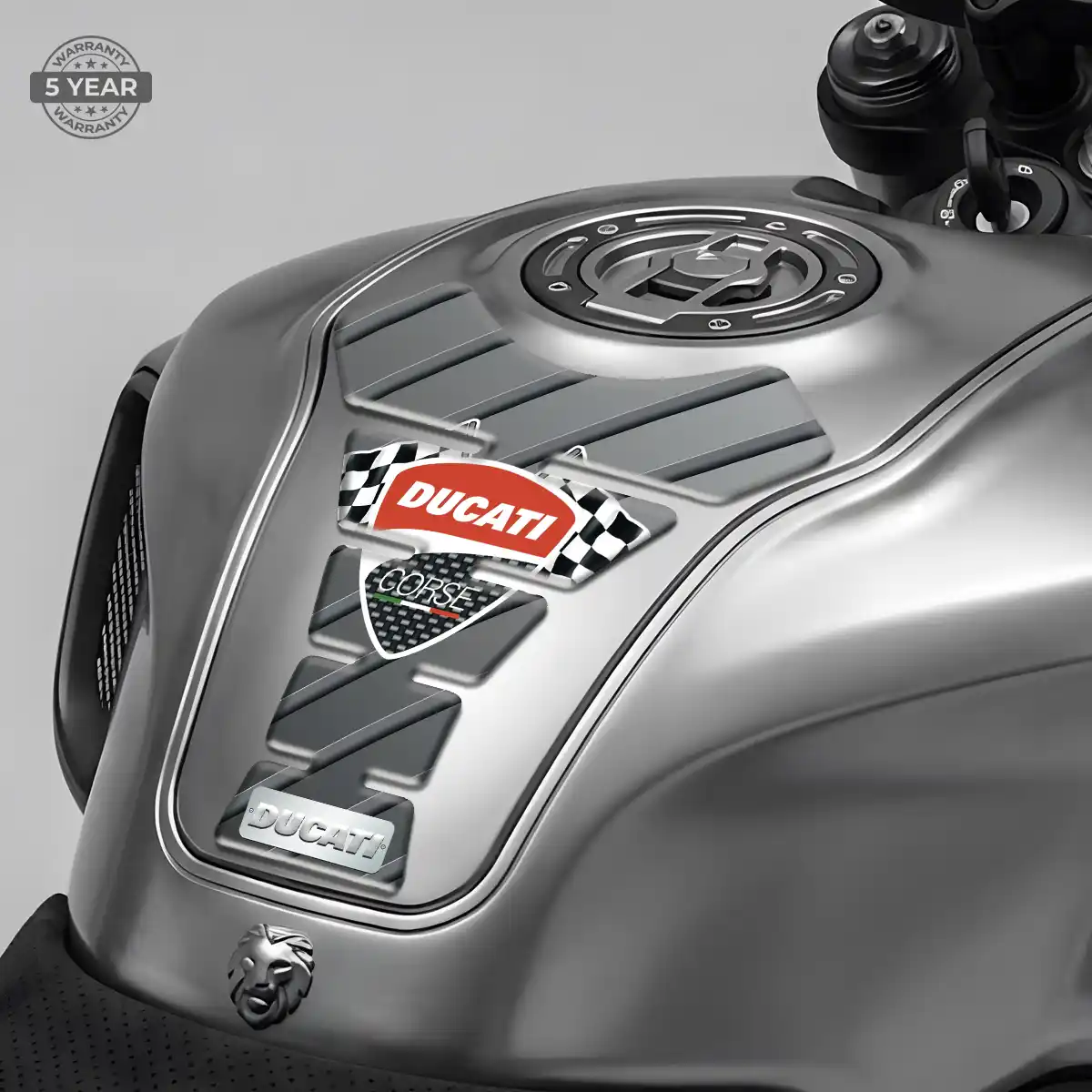 Ducati 3D Gel Tank Pad Refined Design