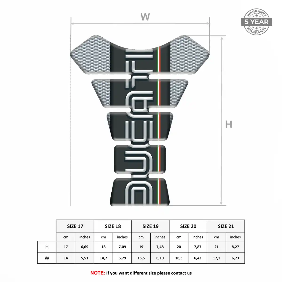 Ducati Bike Tank Protector Superior Craft