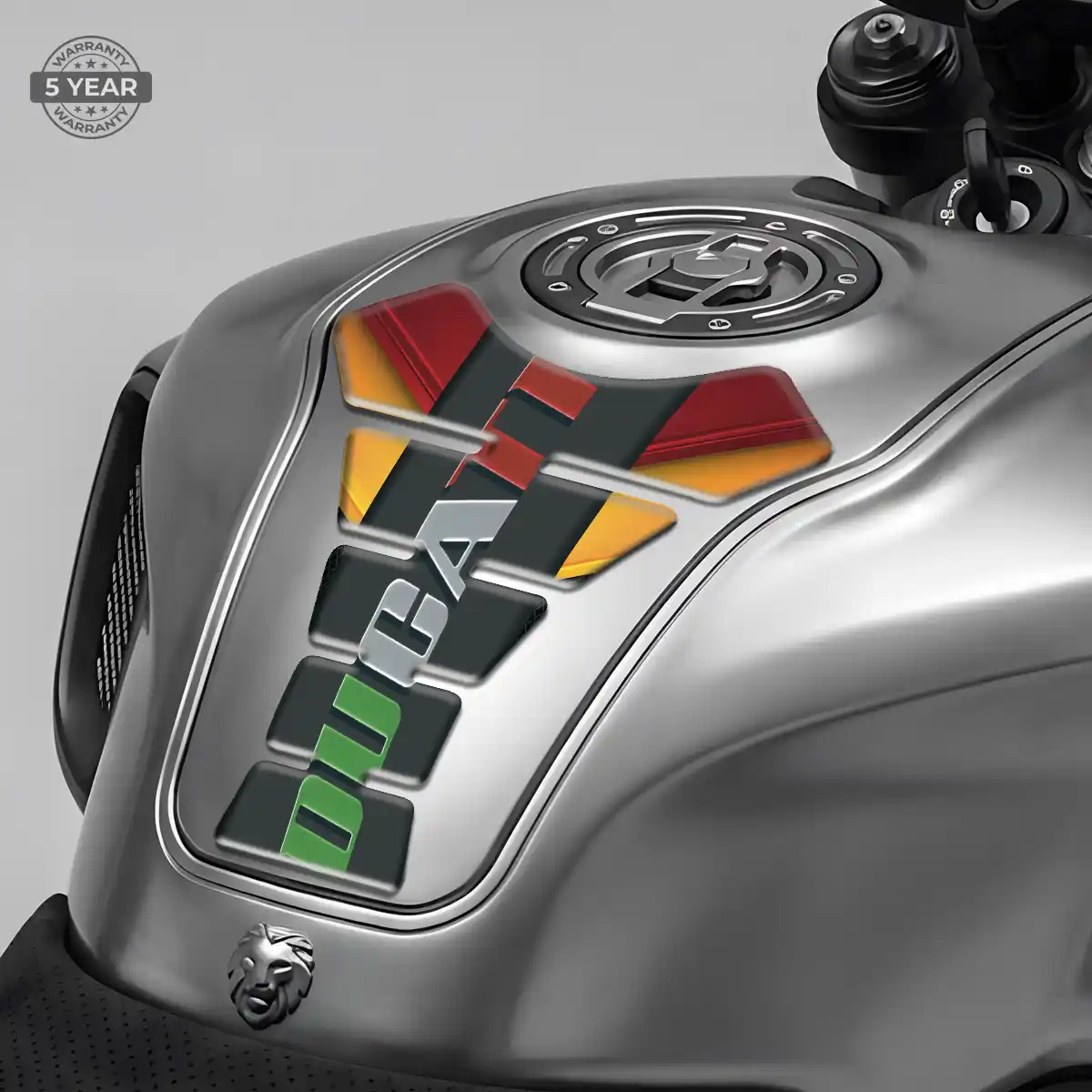 Ducati Domed Tank Pad Elite Finish