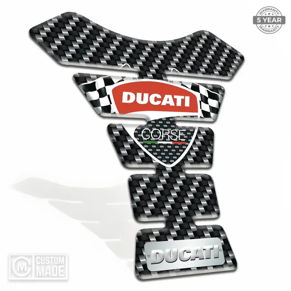 Ducati Domed Tank Pad Noble Edition